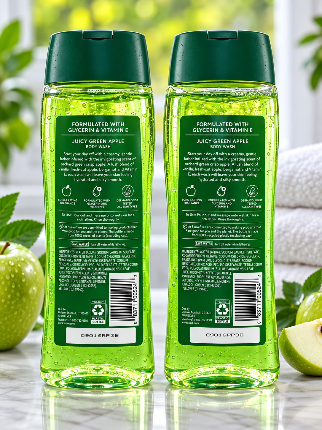 Suave Juicy Green Apple Energizing Body Wash - 18 fl oz - photo 2