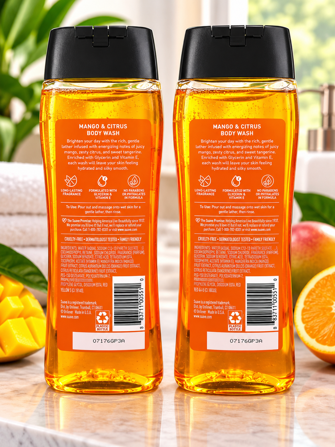 Suave Mango & Citrus Energizing Body Wash - 18 fl oz - photo 2