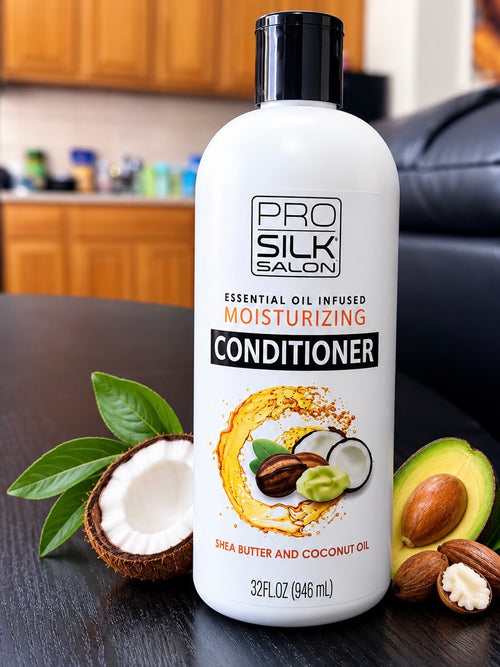Pro silk Salon Essential OIL Infused Moisturizing Conditioner -Moroccan Argan & Coconut OIL