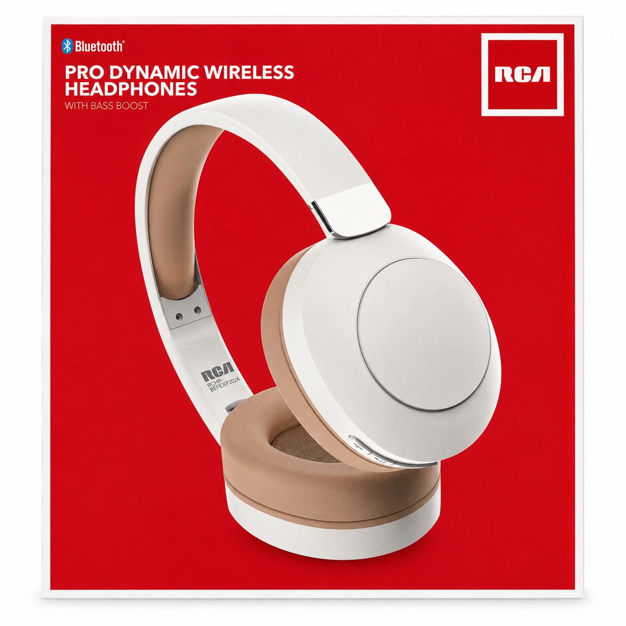 RCA Pro Dynamic Wireless Headphones with Bass Boost