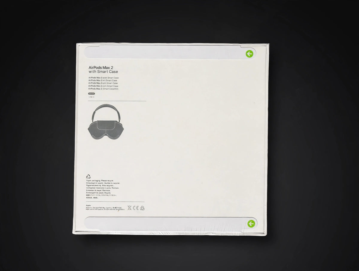 AirPods Max 2 box - back with product information